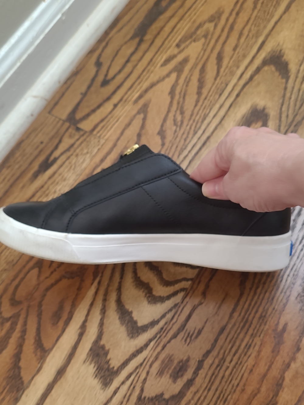 Keds Pursuit Zip Leather Slip-On Zip Sneakers Size 8 - Picture 9 of 10